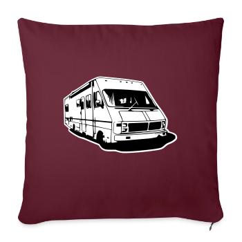 Fleetwood - mobile home - Coussin et housse de 45 x 45 cm - bordeaux - Devant
