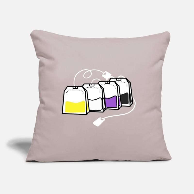 Nonbinary Pride Teebeutel Nonbinary Pride Sofakissen mit Füllung 45 x 45 cm