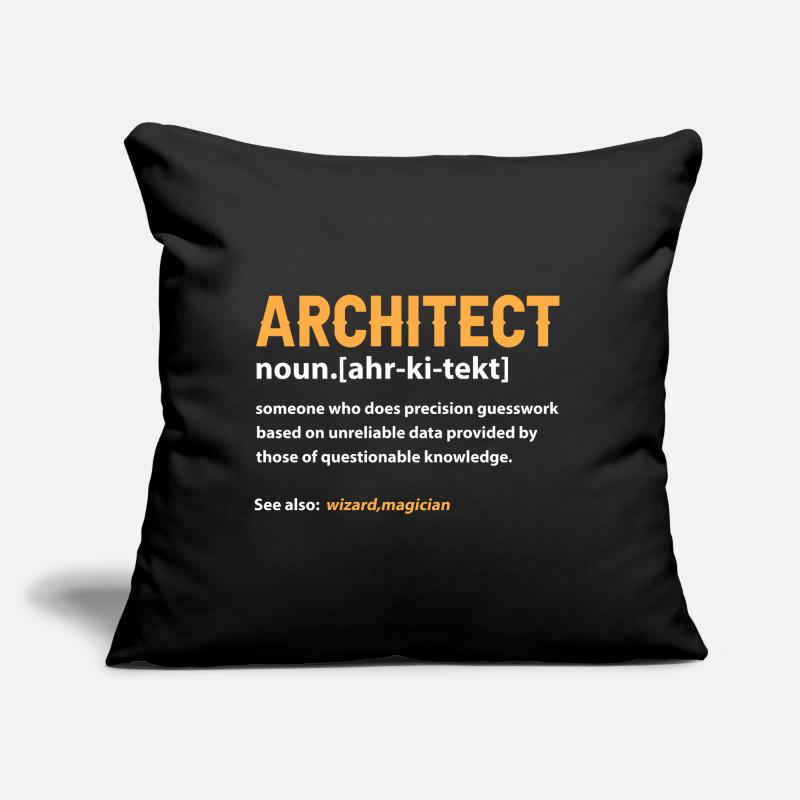 Architecte Coussin et housse de 45 x 45 cm