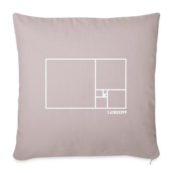 architect - Sofa pillow with filling 45cm x 45cm - light taupe - Front
