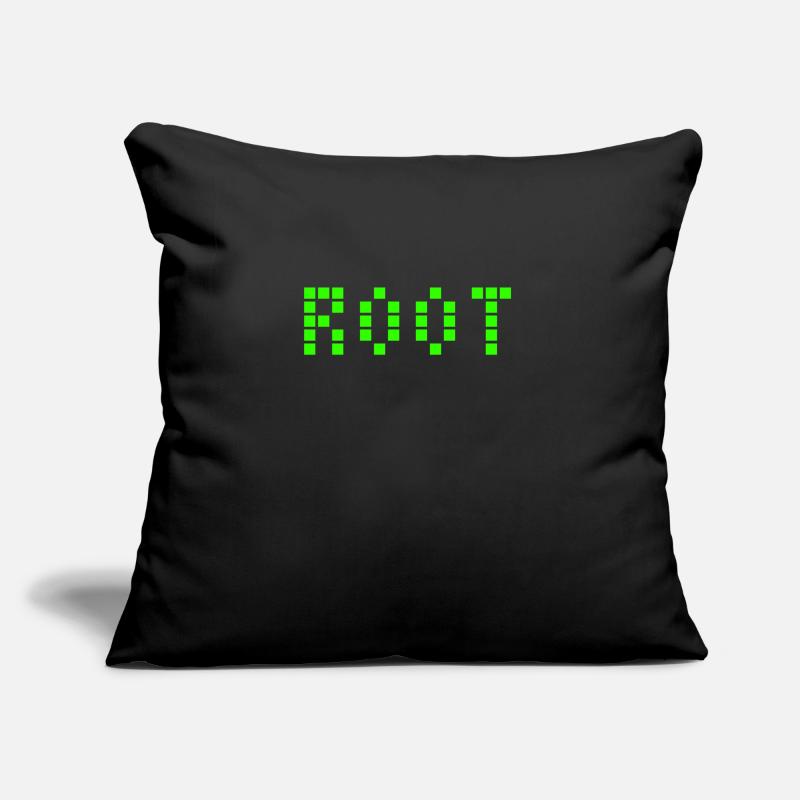 Root - Linux Design - Administrateur Coussin et housse de 45 x 45 cm