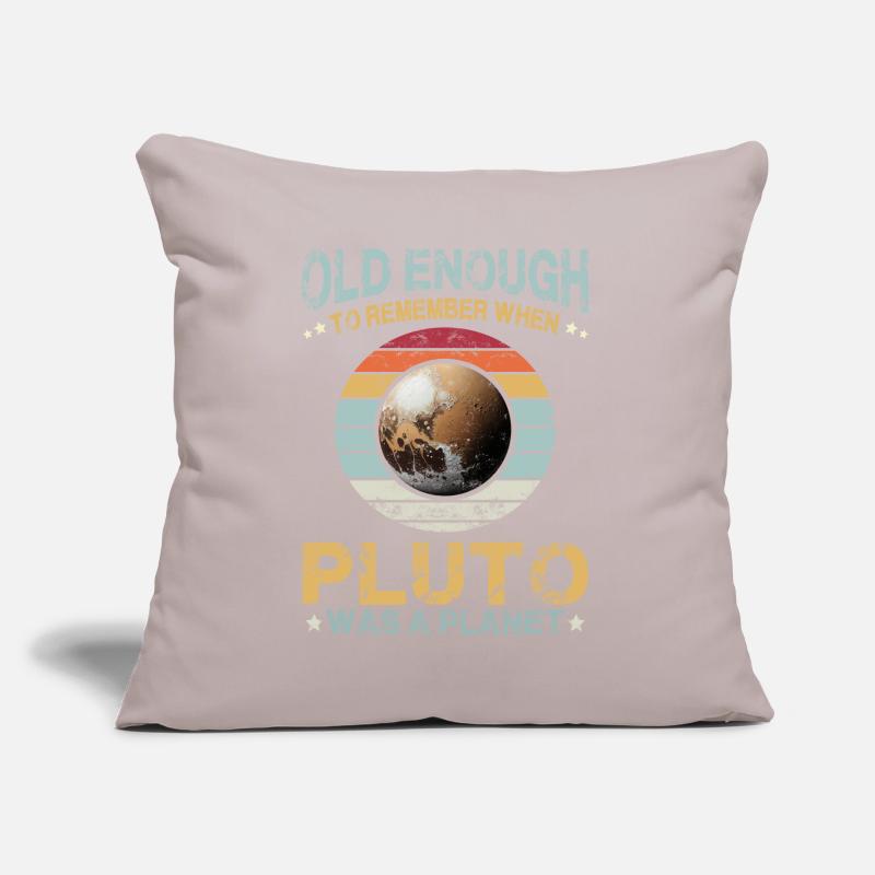 Solar System Planets Old Enough Pluto Science Sofa pillow with filling 45cm x 45cm