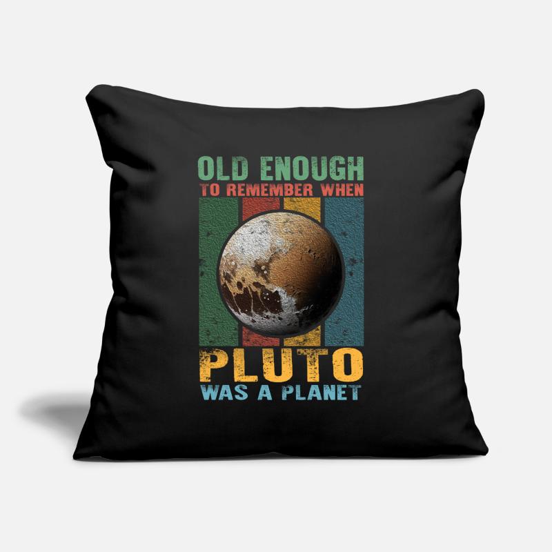 Solar System Planets Old Enough Pluto Science Sofa pillow with filling 45cm x 45cm
