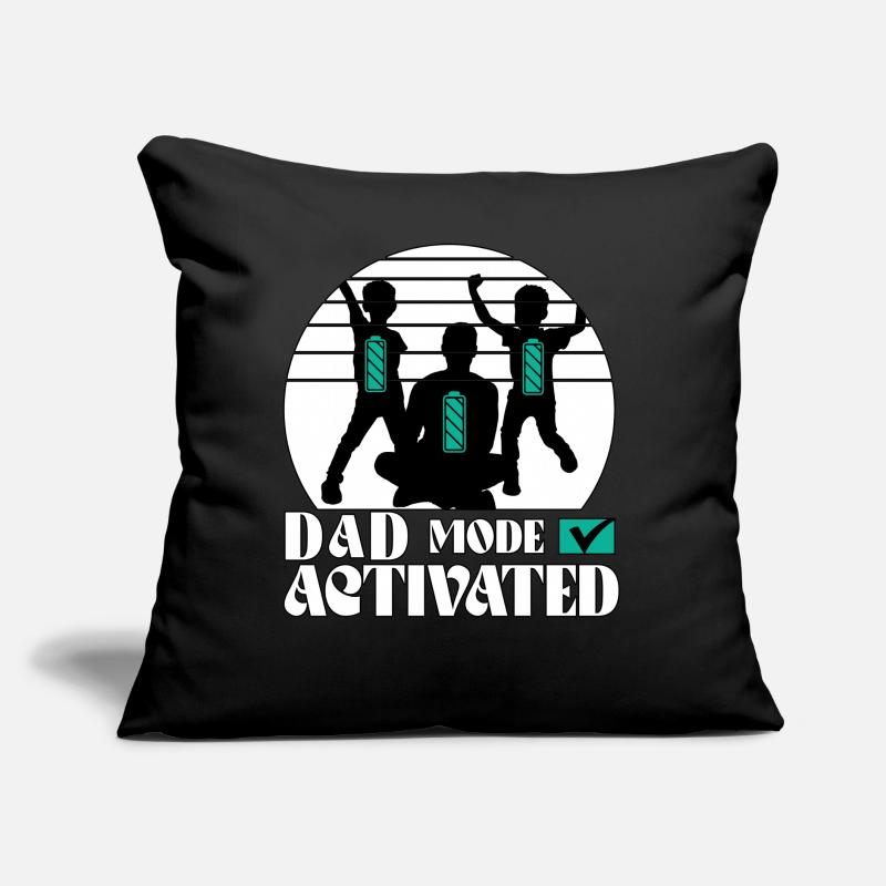 Mode papa activé Coussin et housse de 45 x 45 cm