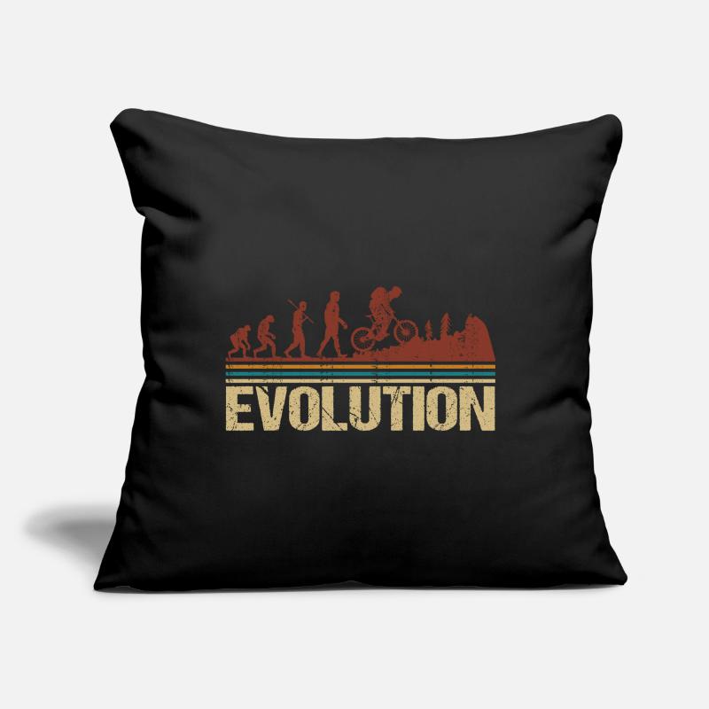 VTT VTT Papa Papa VTT Evolution Retro Coussin et housse de 45 x 45 cm