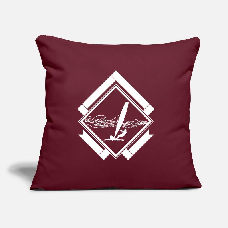 Windsurfer Coussin et housse de 45 x 45 cm