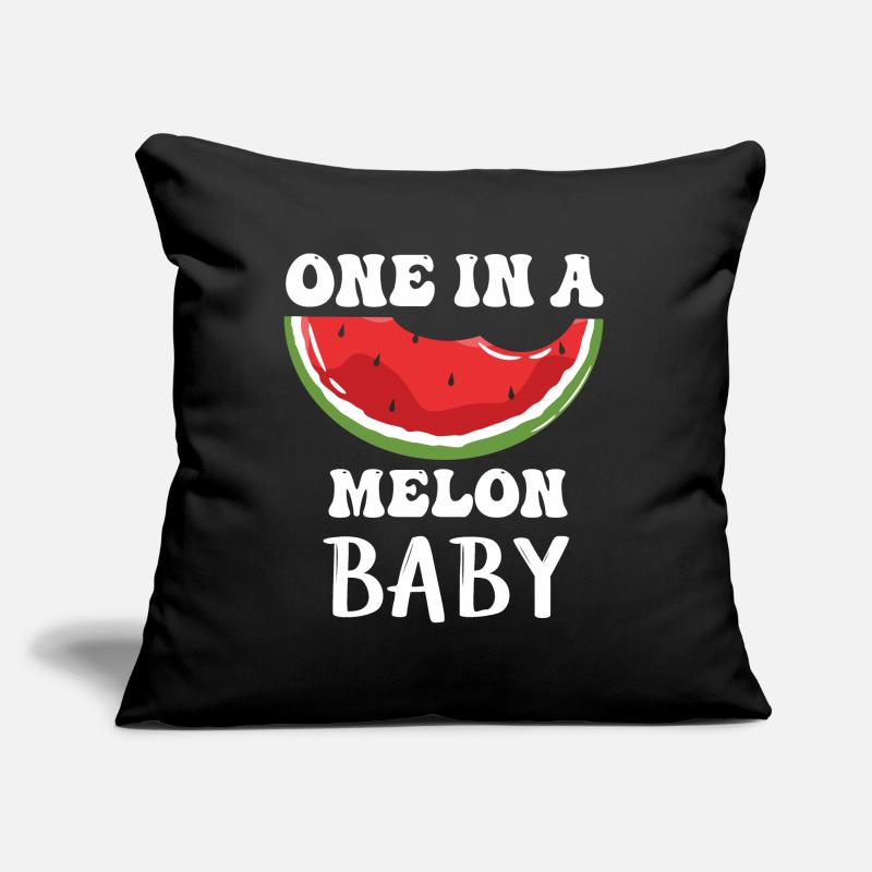 Un bébé melon pastèque Coussin et housse de 45 x 45 cm
