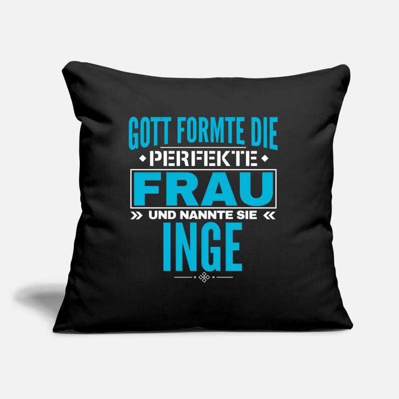 Inge Name Design Sofa pillow with filling 45cm x 45cm