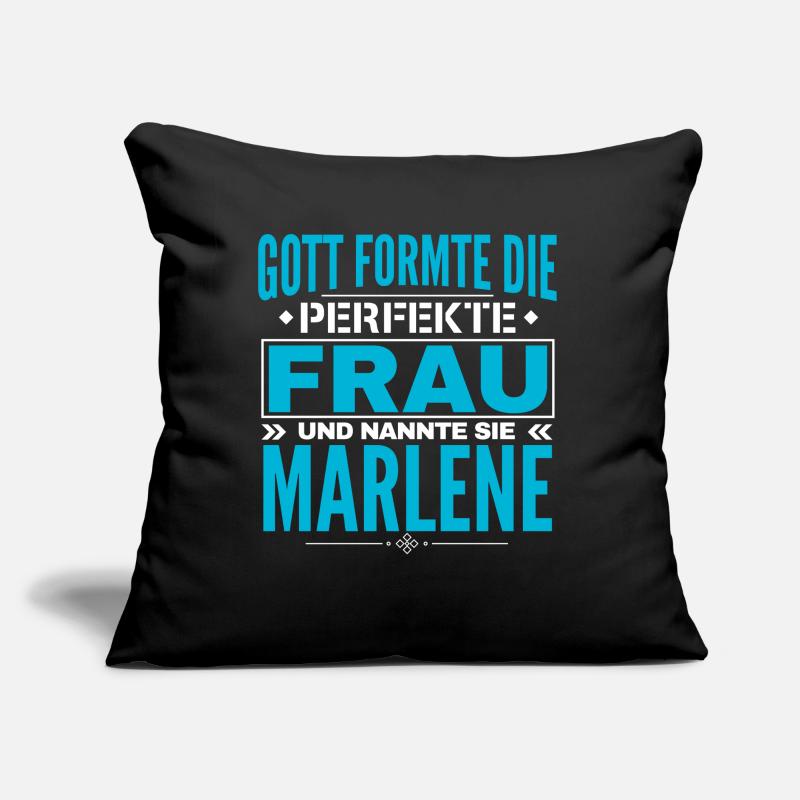 Marlene Name Design Sofakissen mit Füllung 45 x 45 cm