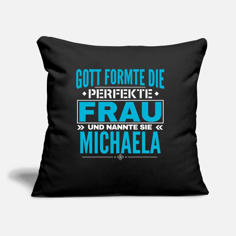 Michaela Name Design Sofa pillow with filling 45cm x 45cm