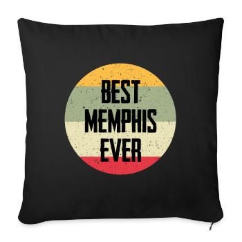 Best Memphis Ever - Sofa pillow with filling 45cm x 45cm - black - Front