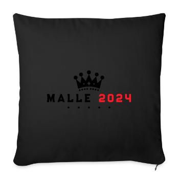 Malle 2024 Krone Holiday - Sofa pillow with filling 45cm x 45cm - black - Front