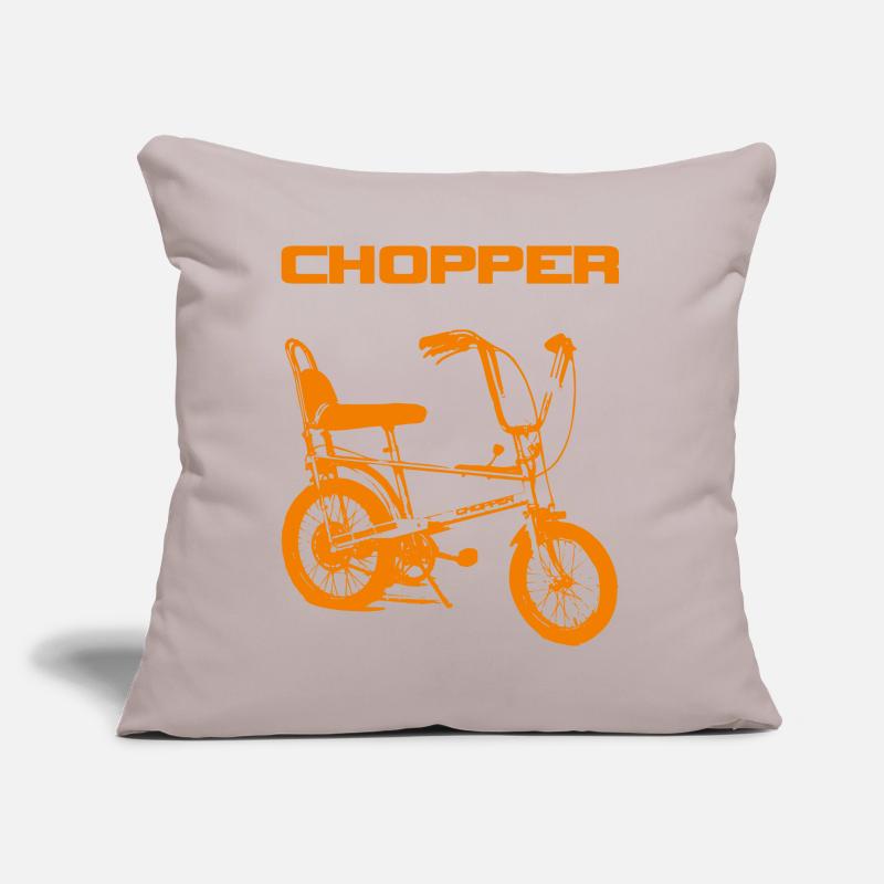 Chopper Bicycle 70s Sofa pillow with filling 45cm x 45cm