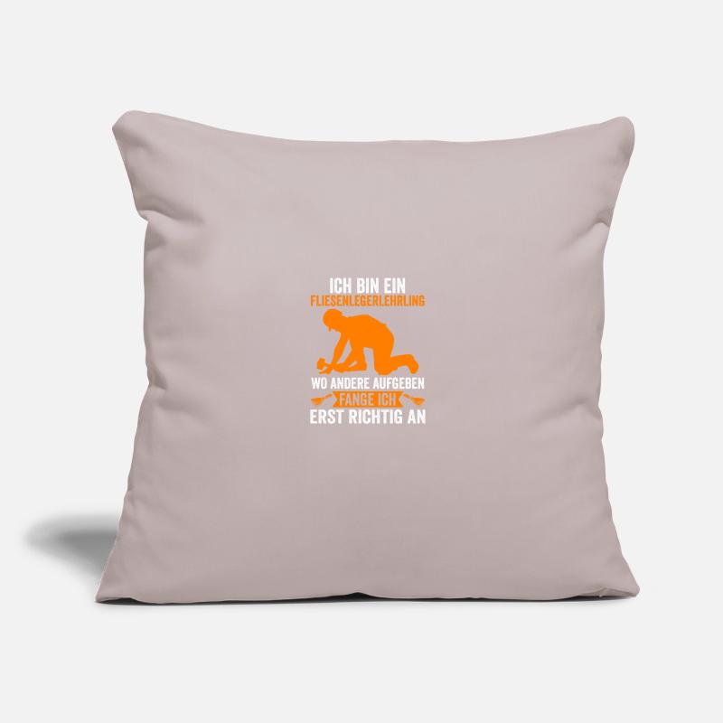 Tile Laying Training Apprentice Auzbi Tile Laying Sofa pillow with filling 45cm x 45cm
