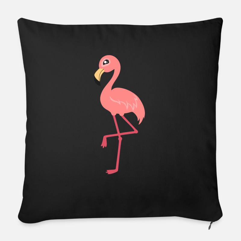flamingo - Sofakissen mit Füllung 45 x 45 cm - Schwarz