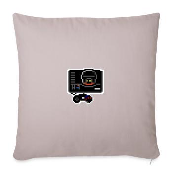 Pixel MD - Sofakissen mit Füllung 45 x 45 cm - helles Taupe - Vorne
