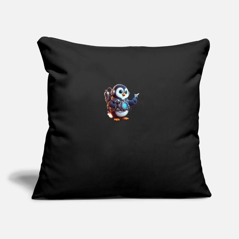 Futuristic Penguin 2 Sofa pillow with filling 45cm x 45cm