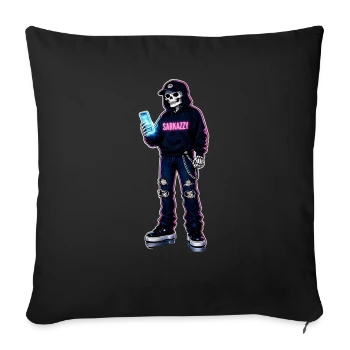 Sarkazzy Szkielet Hacker w streetwearowym swetrze