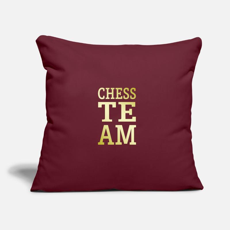Chess Team Sofakissen mit Füllung 45 x 45 cm