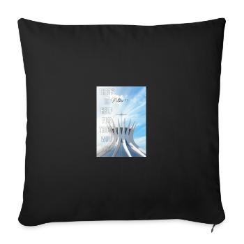 Wolke 7 - Sofakissen mit Füllung 45 x 45 cm - Schwarz - Vorne