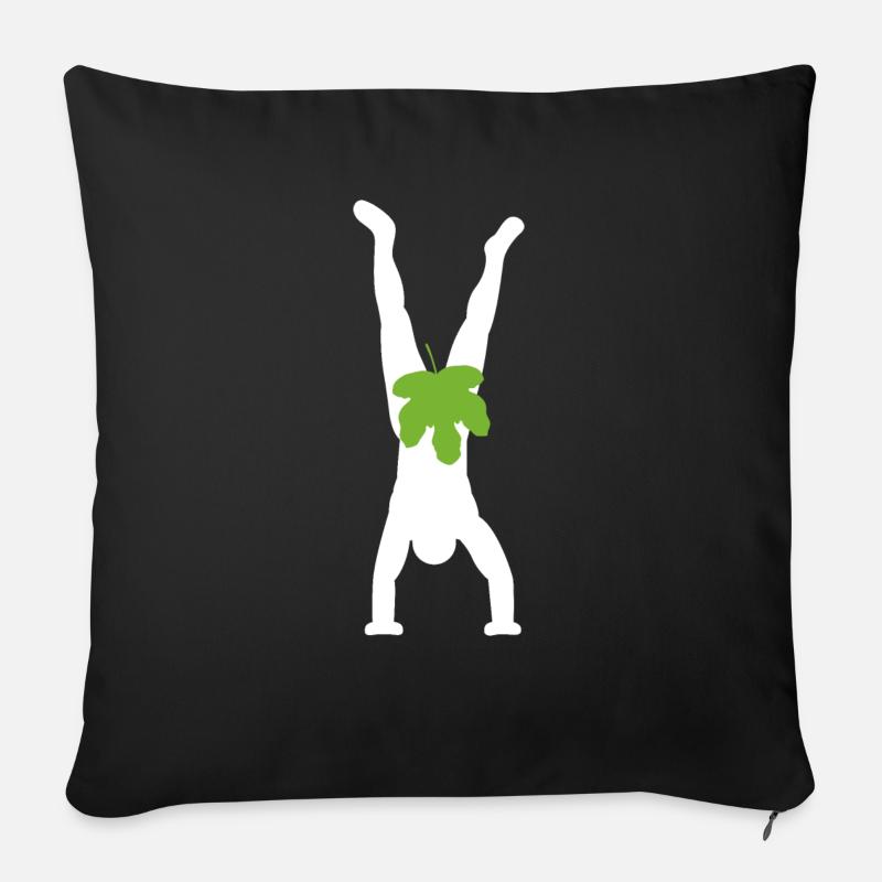 Handstand - Sofakissen mit Füllung 45 x 45 cm - Schwarz