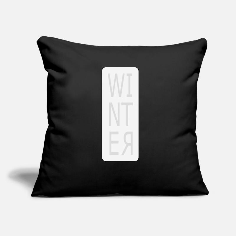 Winter Sofakissen mit Füllung 45 x 45 cm