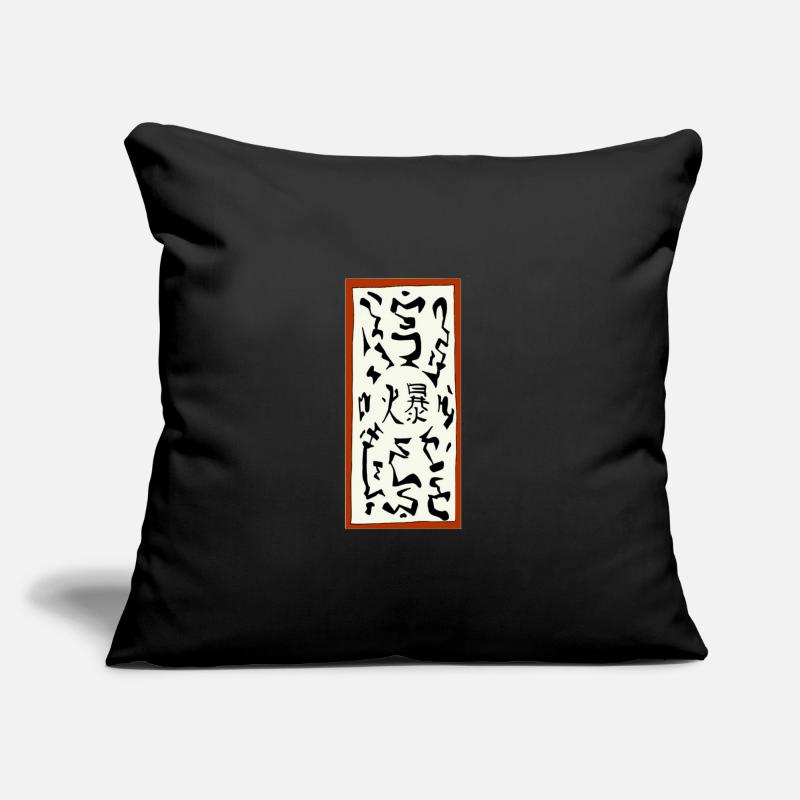 Explosives Pergament Sofakissen mit Füllung 45 x 45 cm