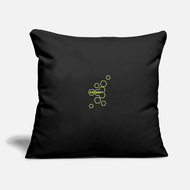 Nom Herbert Coussin et housse de 45 x 45 cm