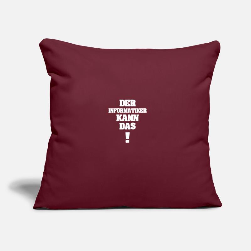 Computer scientist Sofa pillow with filling 45cm x 45cm