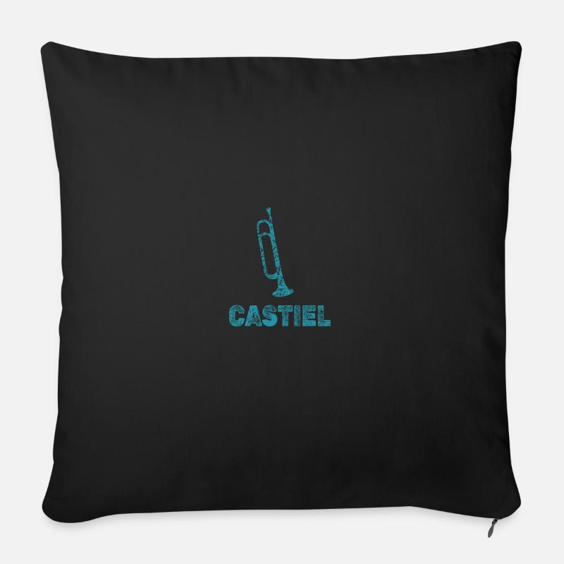 Blasmusik Castiel - Sofakissen mit Füllung 45 x 45 cm - Schwarz