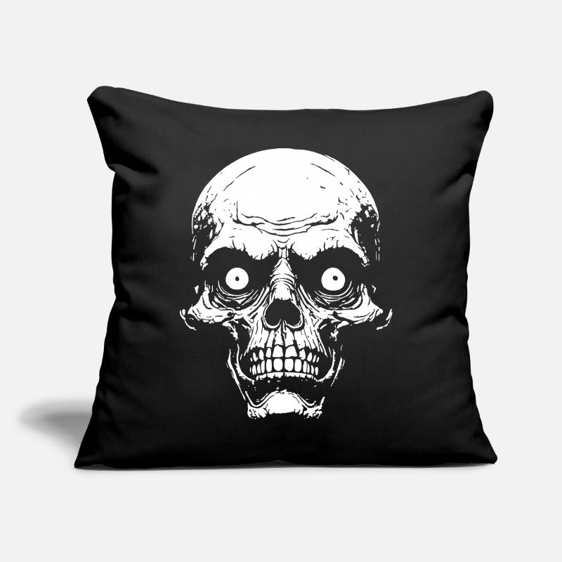 Psycho Skull Graphic Sofa pillow with filling 45cm x 45cm