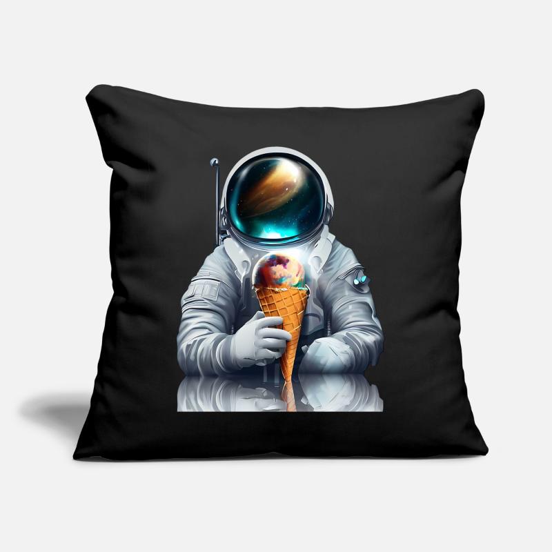 Waffel Eis Astronaut Sofakissen mit Füllung 45 x 45 cm
