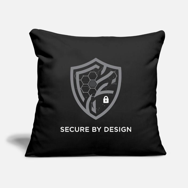 Logo Secure by Design Sofakissen mit Füllung 45 x 45 cm