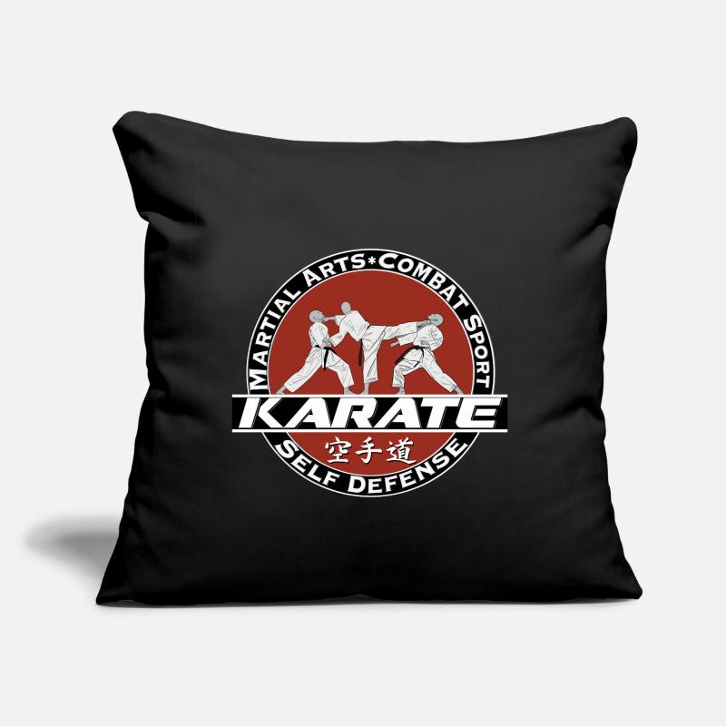 Karate Kampfkunst Sofakissen mit Füllung 45 x 45 cm