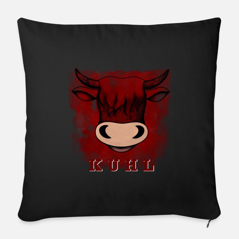 KUHL - Sofakissen mit Füllung 45 x 45 cm - Schwarz