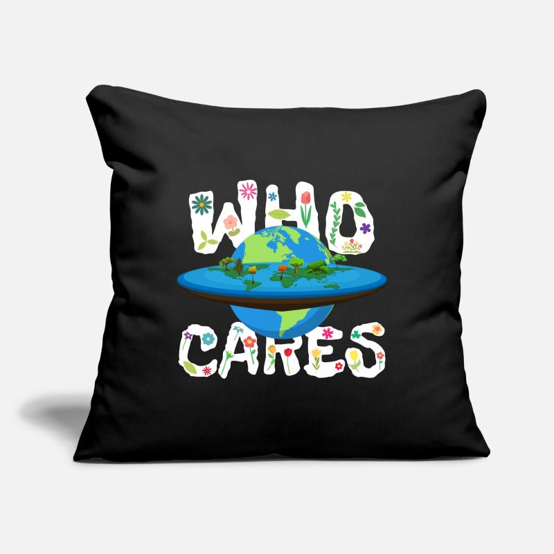 Planet Erde flach oder rund Sofakissen mit Füllung 45 x 45 cm