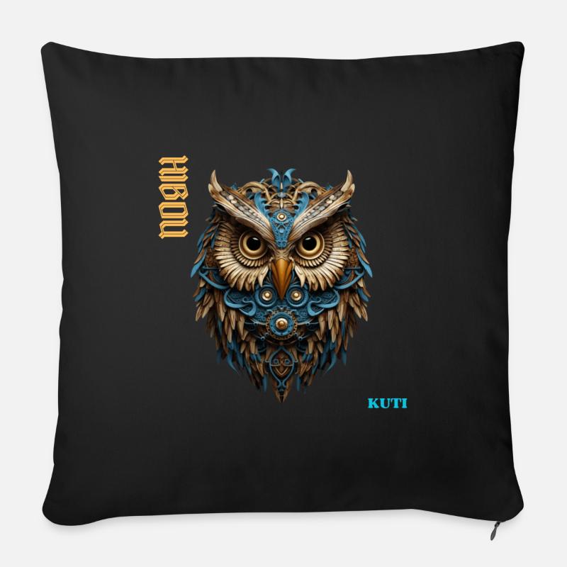 OWL Kuti - Sofakissen mit Füllung 45 x 45 cm - Schwarz