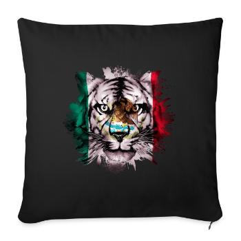 Mexico - Sofa pillow with filling 45cm x 45cm - black - Front