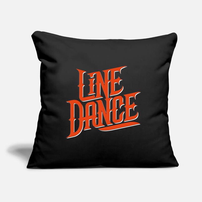 Conception de danse en ligne pour danseurs et groupe de danse Coussin et housse de 45 x 45 cm