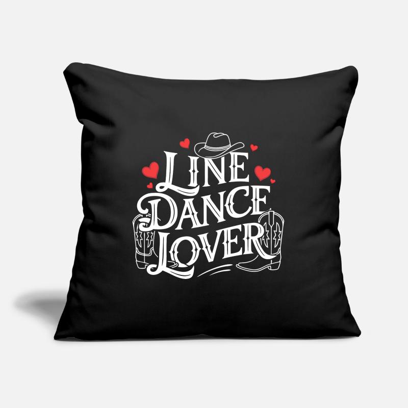 Conception de danse en ligne pour danseurs et groupe de danse Coussin et housse de 45 x 45 cm