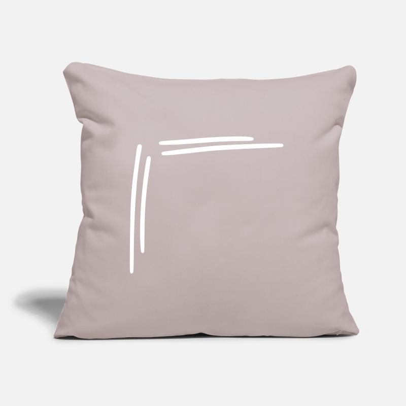 angular frame corner Vector Sofa pillow with filling 45cm x 45cm