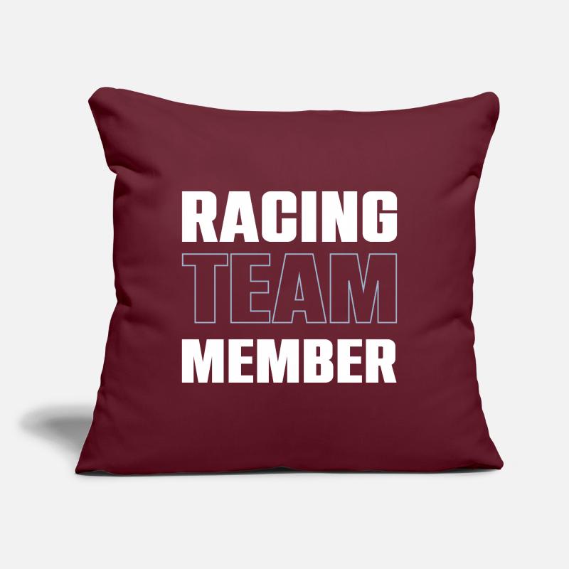 Équipe de course Coussin et housse de 45 x 45 cm