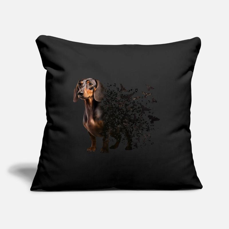 Teckel Coussin et housse de 45 x 45 cm