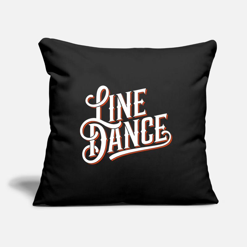 Conception de danse en ligne pour danseurs et groupe de danse Coussin et housse de 45 x 45 cm