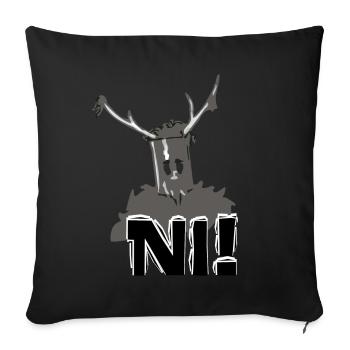 Ritter Ni - Sofakissen mit Füllung 45 x 45 cm - Schwarz - Vorne