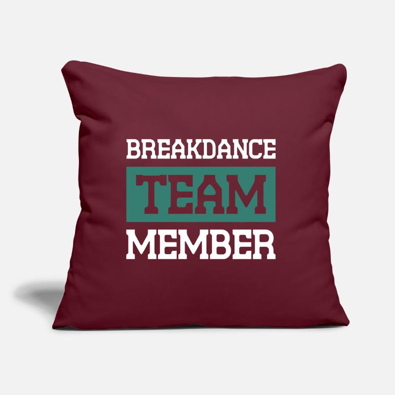 Équipe de breakdance Coussin et housse de 45 x 45 cm