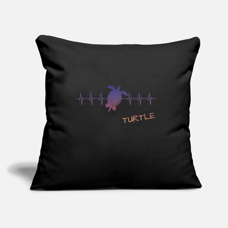 Turtle turtle Sofakissen mit Füllung 45 x 45 cm