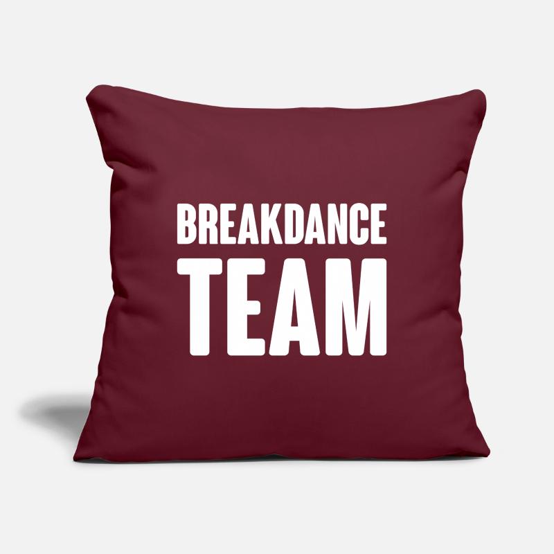 Équipe de breakdance Coussin et housse de 45 x 45 cm