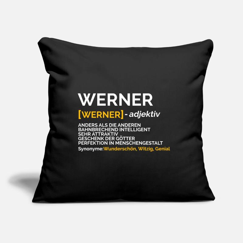 Werner Coussin et housse de 45 x 45 cm