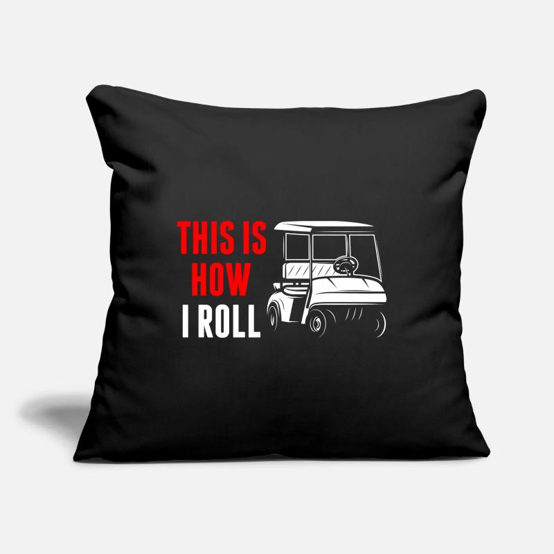 golf golf course Sofa pillow with filling 45cm x 45cm